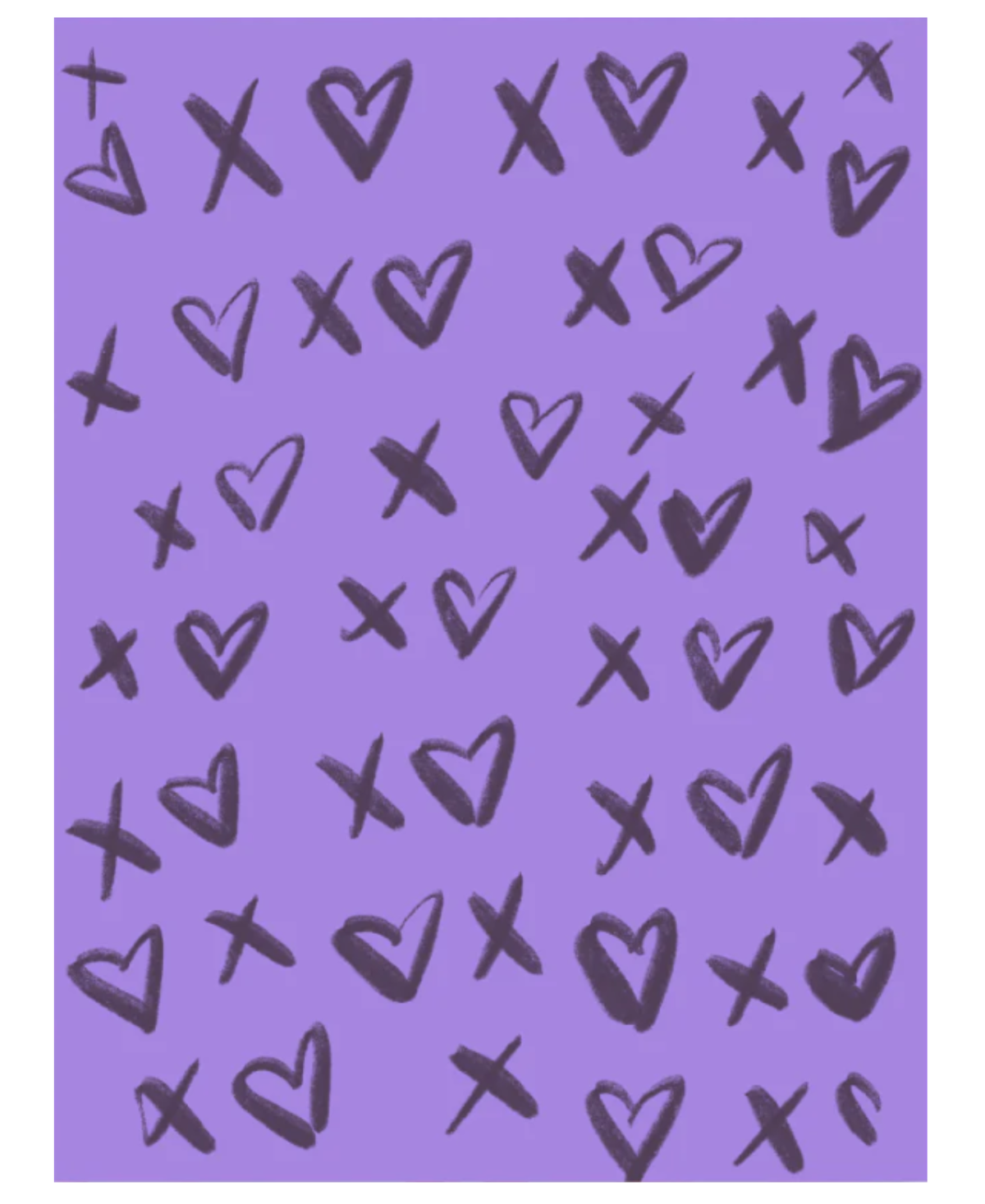 Heart-themed greeting card featuring original artwork by Patricia Petrakis.