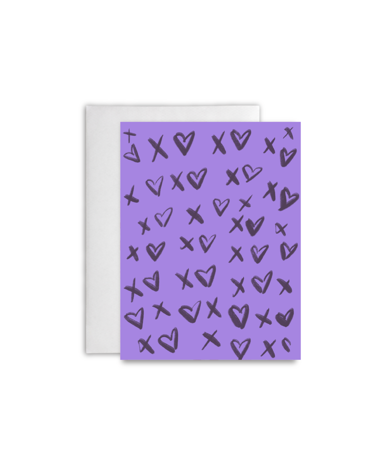 Heart-themed greeting card featuring original artwork by Patricia Petrakis.